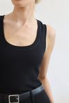 Essential Cotton Ribbed Tank