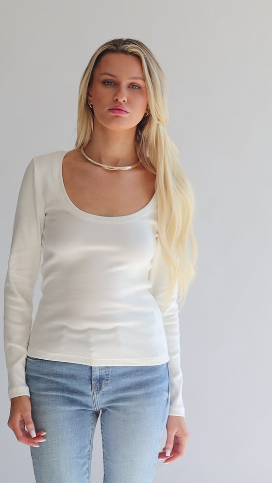 DTN Ribbed Cotton Long Sleeve