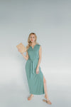 Charlotte Belted Maxi Dress